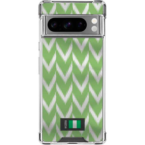 Nigeria Soccer Flag Google Pixel 8 Pro Clear Case